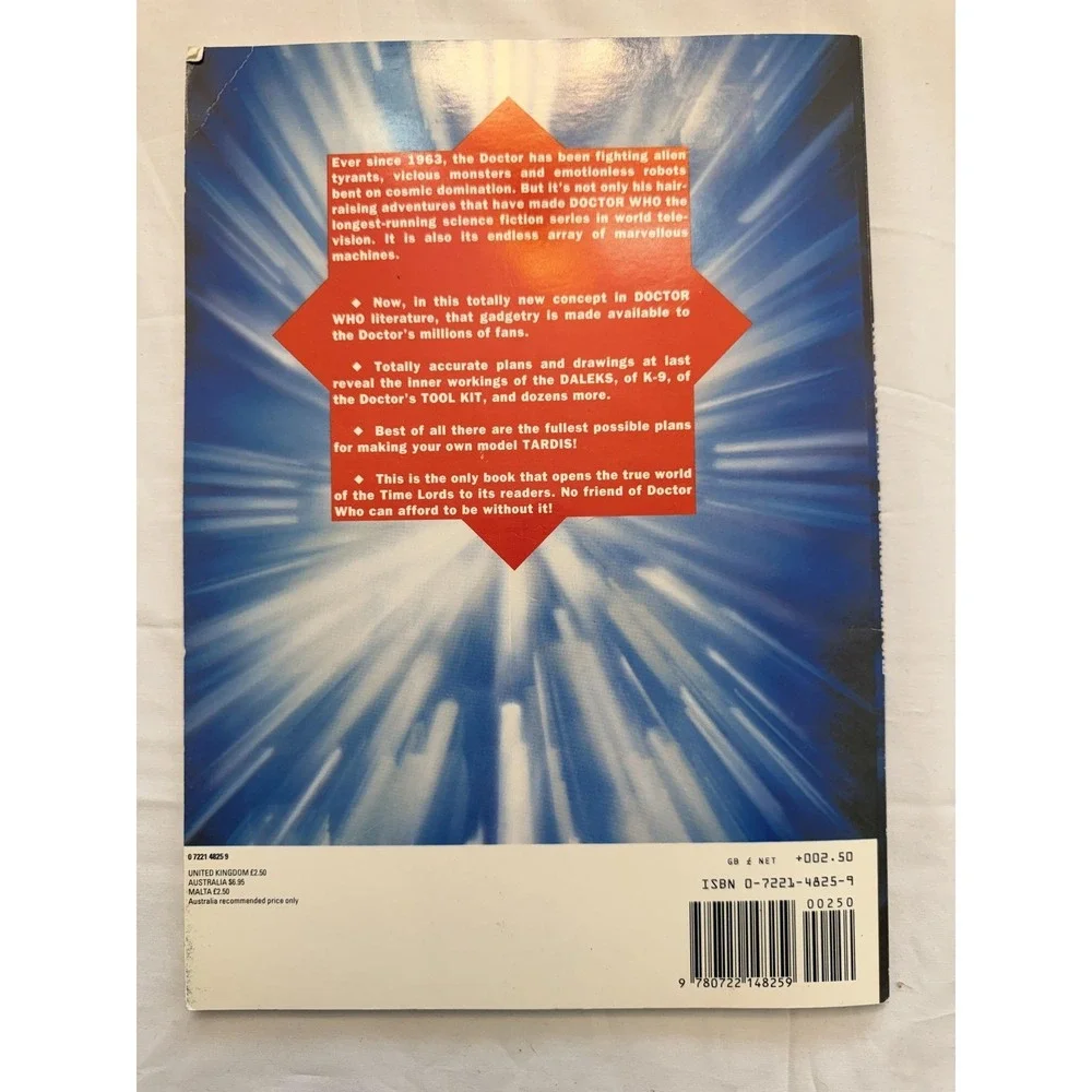 The Doctor Who Technical Manual Mark‎ Harris John Nathan-Turner Sci-Fi Paperback